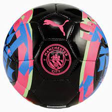 (Mis 1) Mini Ball PUMA MANCHESTER CITY (Nero/Rosa/Blu)…X84