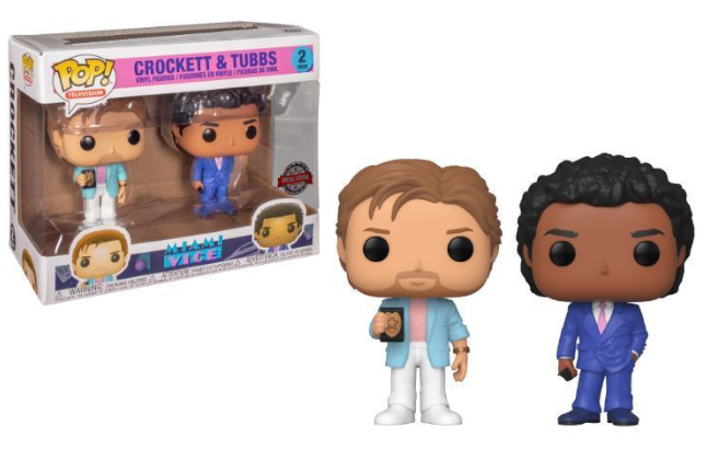 FUNKO POP! Miami Vice 2pz Crockett & Tubbs In box 20x16cm…x18