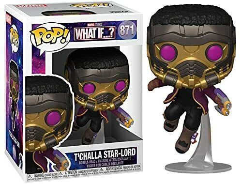 FUNKO POP! Marvel What If -T’Challa Star-Lord 871 In box (11x16cm)…x36