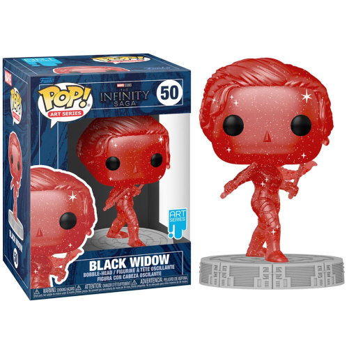 FUNKO POP! Marvel Infinity Saga ART SERIES Black Widow In box (12x17cm)…x12