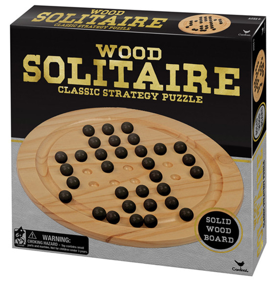 WOOD SOLITAIRE Gioco In scatola 30x30cm…x6