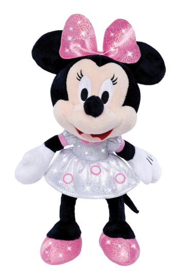 (Mis 3) MINNIE 100TH Peluche 25cm c/Vestito glitterato…x6