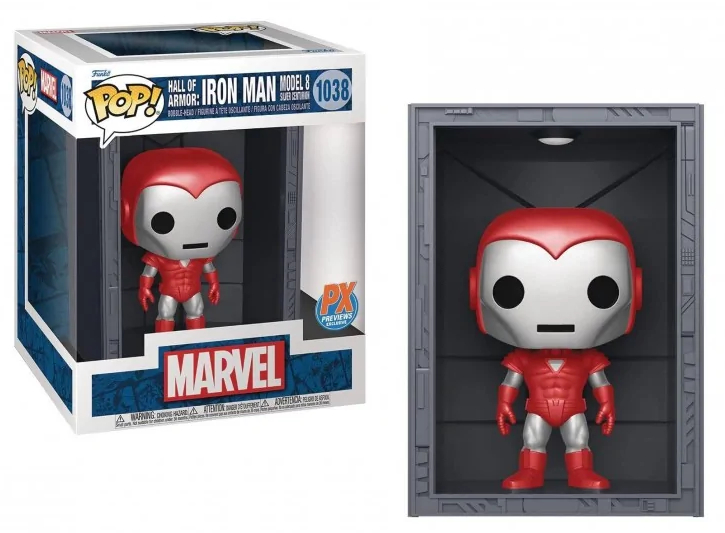 FUNKO POP! Marvel -IronMan Modello 8 Silver Centurion In box (11x16cm)…x12