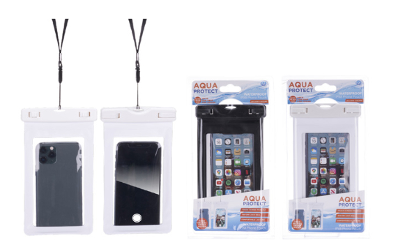 PORTA CELLULARE SUBACQUEO Trasparente 2ass…x72