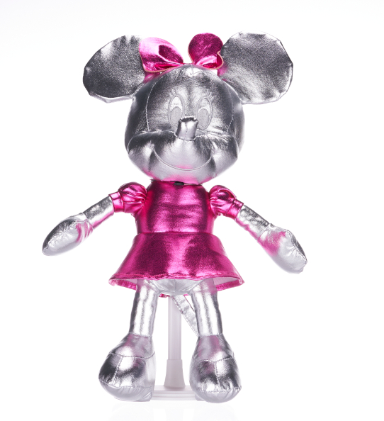 (Mis 3+) MINNIE PLATINO DISNEY CENTENARIO Peluche 30cm…x48