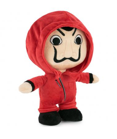 (Mis 3+) LA CASA DE PAPEL (La Casa di Carta) Peluche 30cm…x12