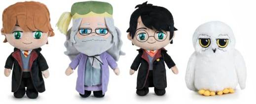 (Mis 5) HARRY POTTER Peluche 40cm -4ass…x12