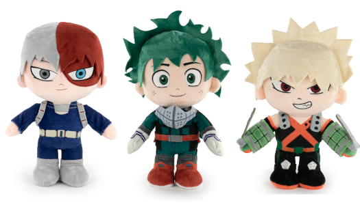 (Mis 3+) MY HERO ACADEMIA Peluche 30cm -3ass…x24