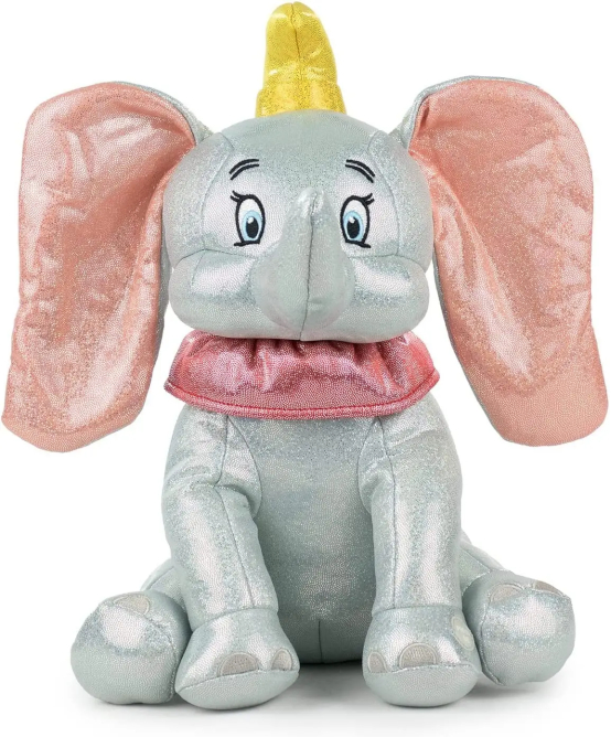 (Mis 3+) DUMBO CROMATO DISNEY CENTENARIO Peluche 30cm…x12