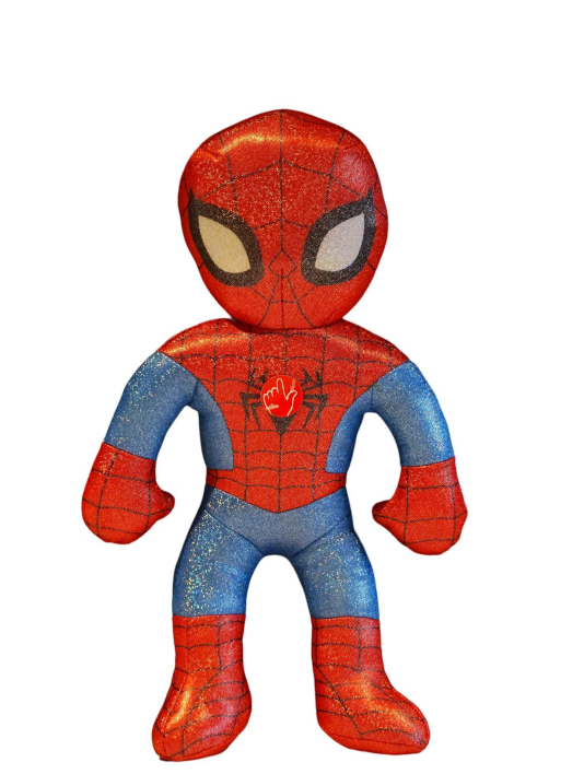 (Mis 3+) SPIDERMAN (Marvel) CROMATO CENTENARIO Peluche 38cm c/suono…x12