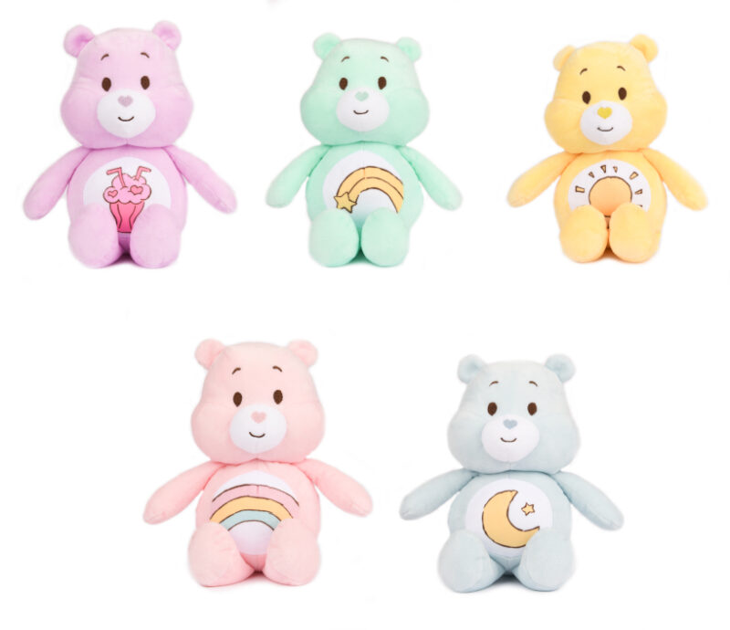 (Mis 3+) ORSETTI DEL CUORE (CAREBEARS) Peluche 30cm c/Sonaglio -5ass…x18