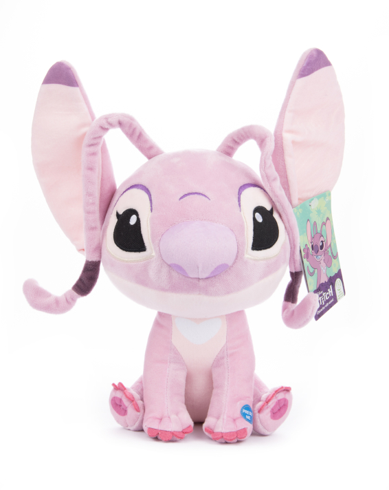 (Mis 3+) ANGEL (Stitch Rosa) Lil Bodz Peluche 30cm c/suono…x12