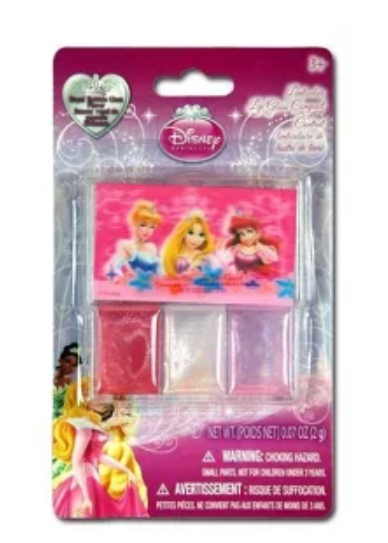 PRINCIPESSE DISNEY Lucidalabbra In blister 3pz 15cm -ass…x144