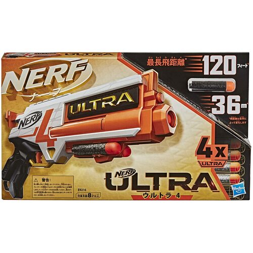 NERF ULTRA FOUR Pistola c/colpi In scatola 37cm…x6