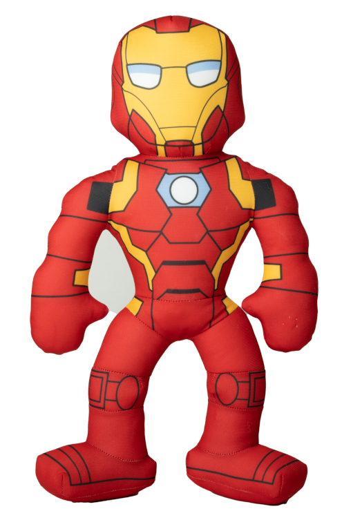 (Mis 5) MARVEL IRON MAN Peluche 50cm in piedi c/Suono In Tessuto…x6