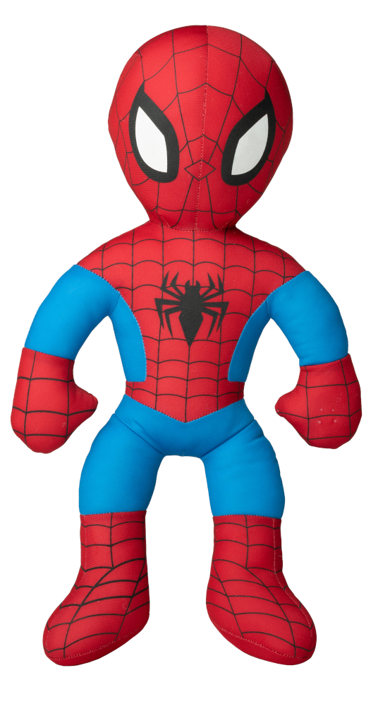 (Mis 5) MARVEL SPIDERMAN Peluche 50cm in piedi c/Suono In Tessuto…x6