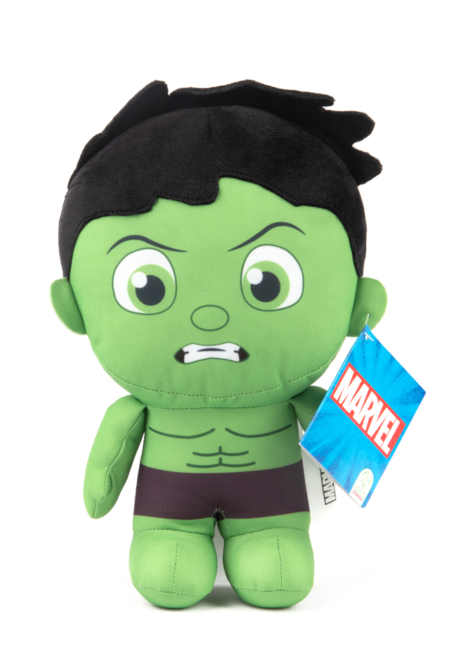 (Mis 3+) HULK Marvel Lil Bods Peluche 30cm c/suono…x12