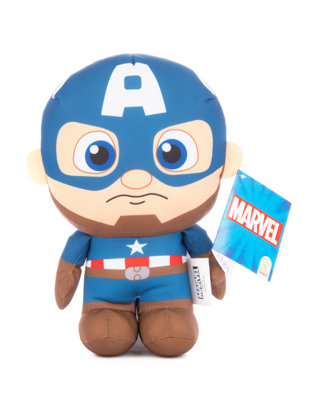 (Mis 3+) CAPTAIN AMERICA Marvel Lil Bods Peluche 30cm c/suono…x30