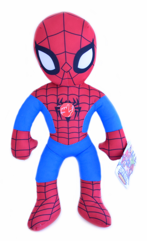 (Mis 8) MARVEL SPIDERMAN SOLO Peluche 100cm c/suono…x8