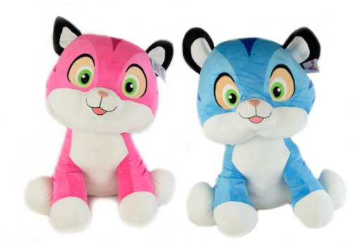 (Mis 8) KIMMY TIGRE Peluche 60cm -2 ass (Rosa/Blu)…x8