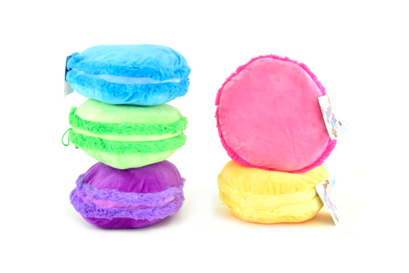 (Mis 8) PELUCHE  MACARONS tondo 55cm – 5 ass…x6