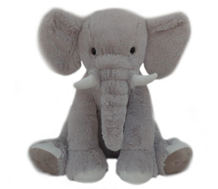 (Mis 8) GINGER L’ELEFANTE Peluche 60cm…x6