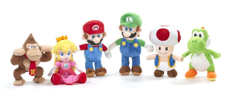 (Mis 3) SUPER MARIO Peluche 6ass…x48