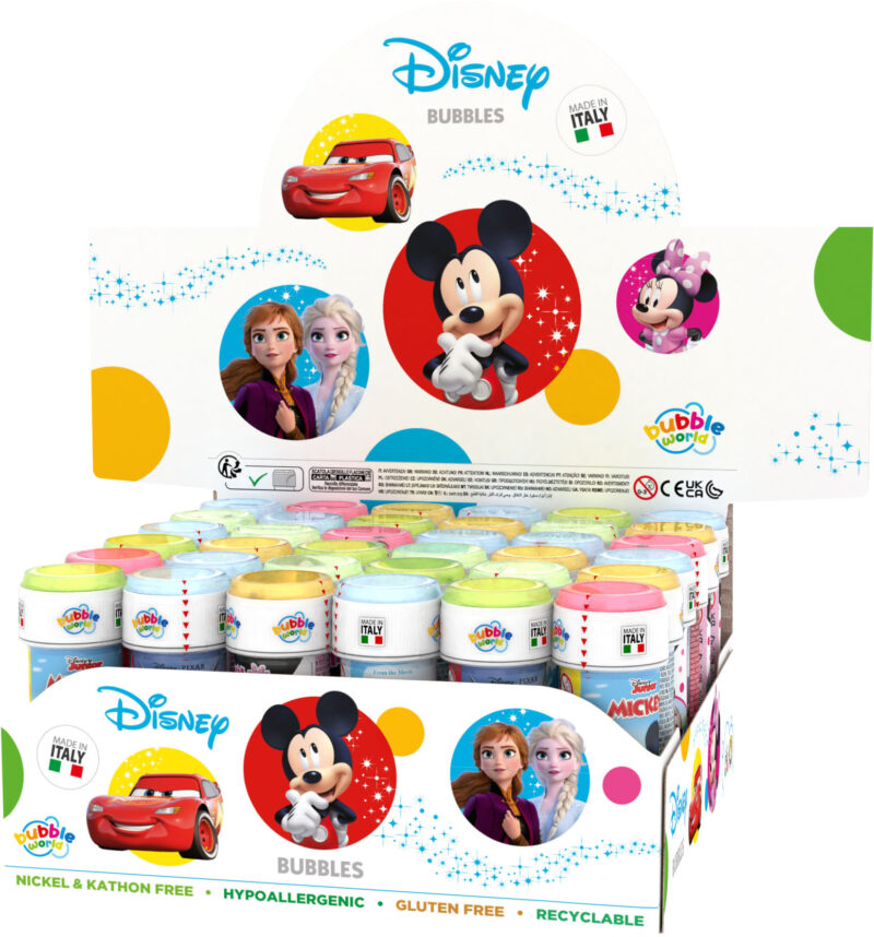 DISNEY BUBBLES – Mix di Personaggi (Bolle di Sapone)…x36…x216