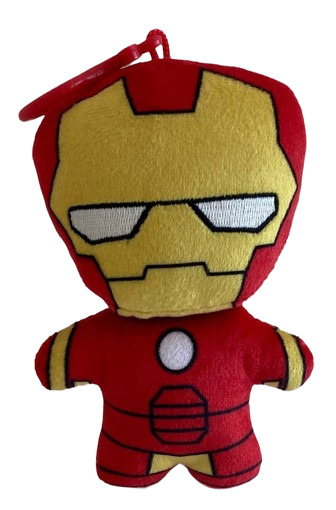(Mis 0) MARVEL (Iron Man) Peluche Portachiavi 12,5cm c/Bagclip…x96