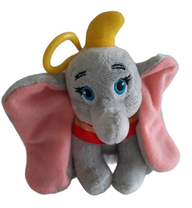 (Mis 0) DISNEY (Dumbo) Animal Friends Peluche Portachiavi 12,5cm c/Bagclip…x96