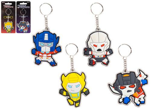 TRANSFORMERS Soft PVC Portachiavi 2D 5cm 4 ass …x60.. x300