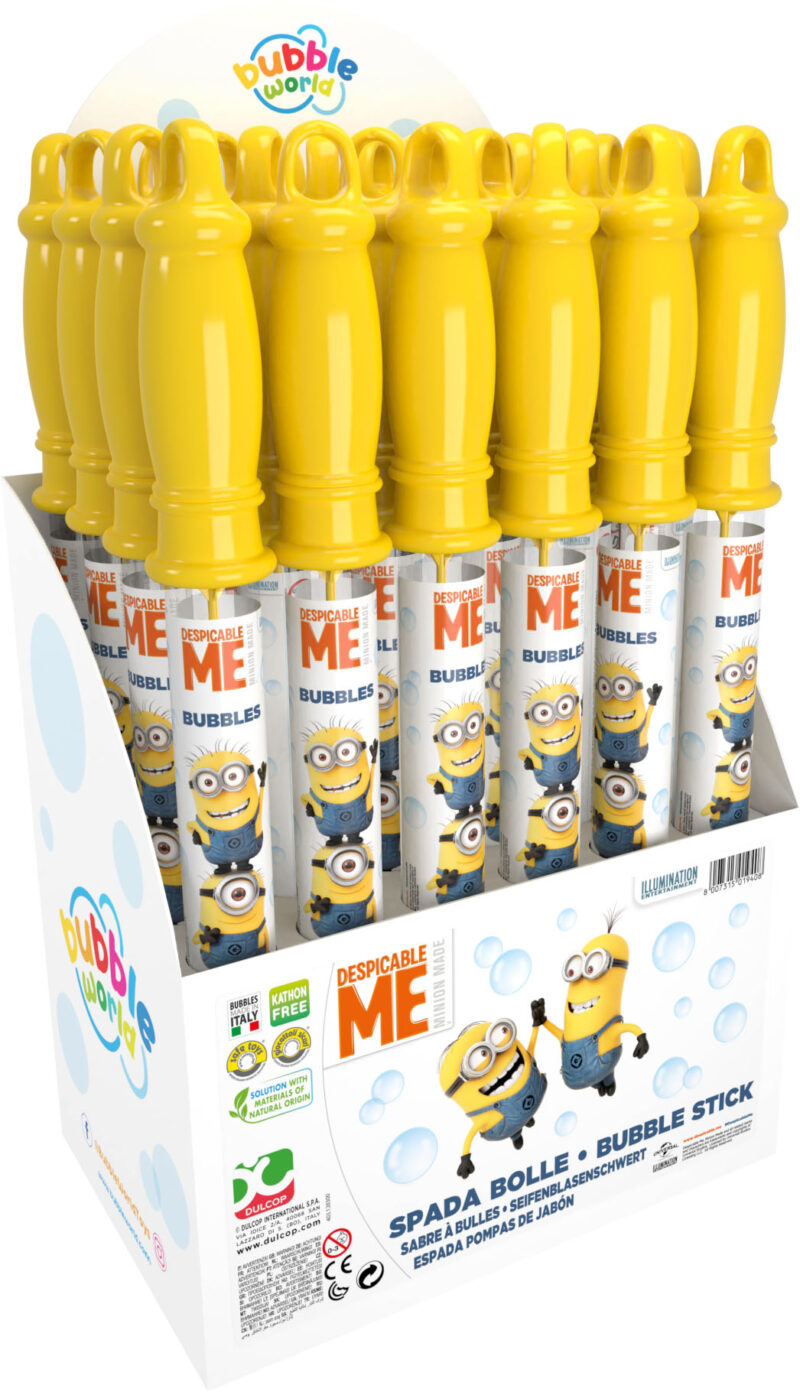 MINIONS BUBBLES WAND (Bacchetta crea bolle di sapone) …X24…X216