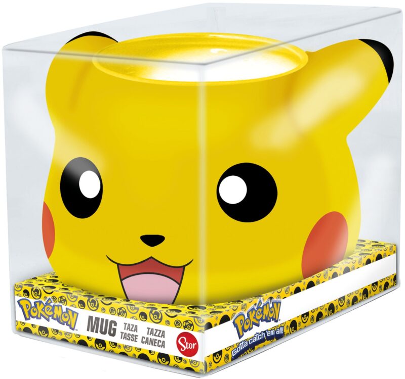 POKEMON PIKACHU Tazza 3D in ceramica 500ml (in confezione regalo)