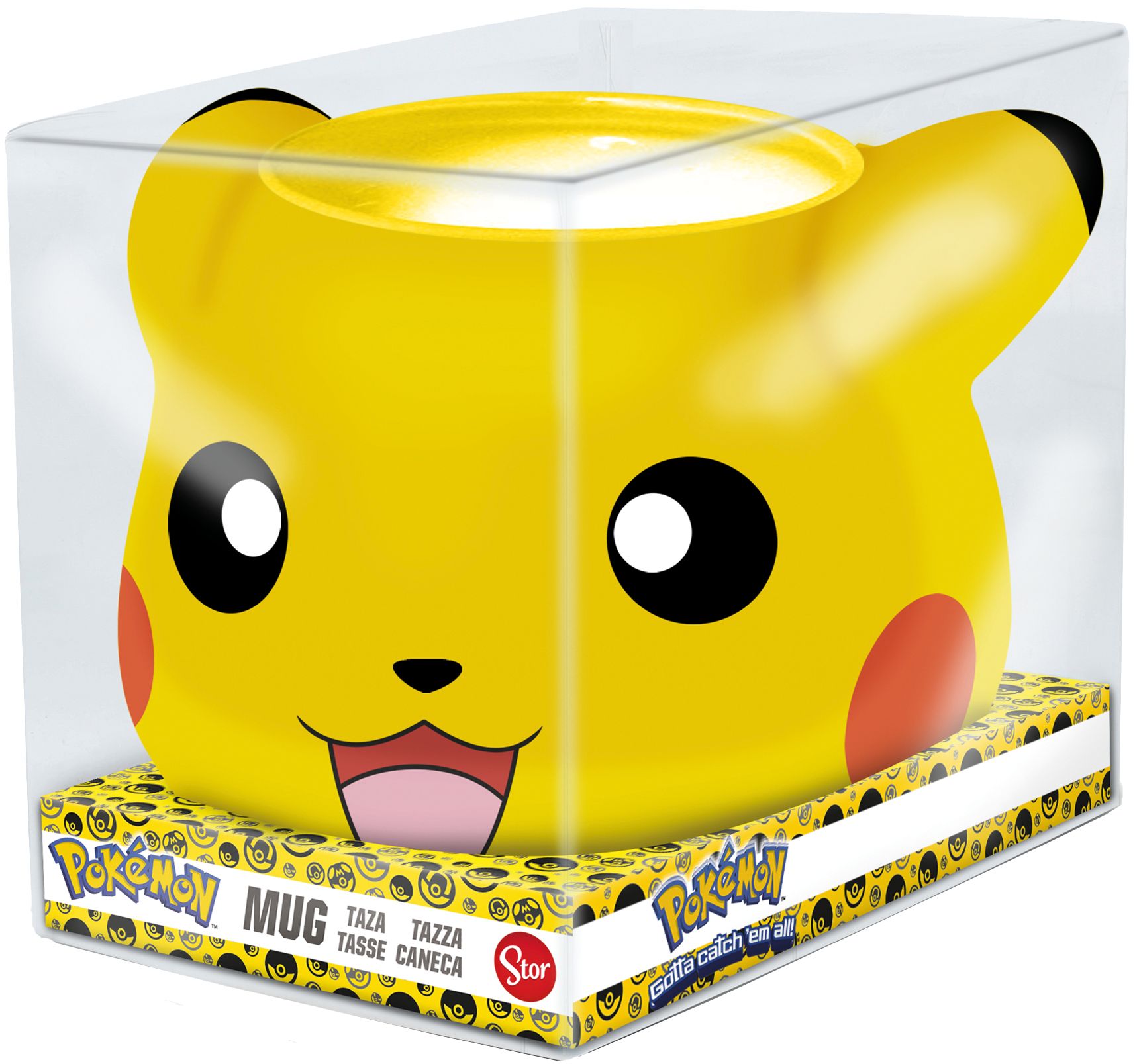 POKEMON PIKACHU Tazza 3D in ceramica 500ml (in confezione regalo)