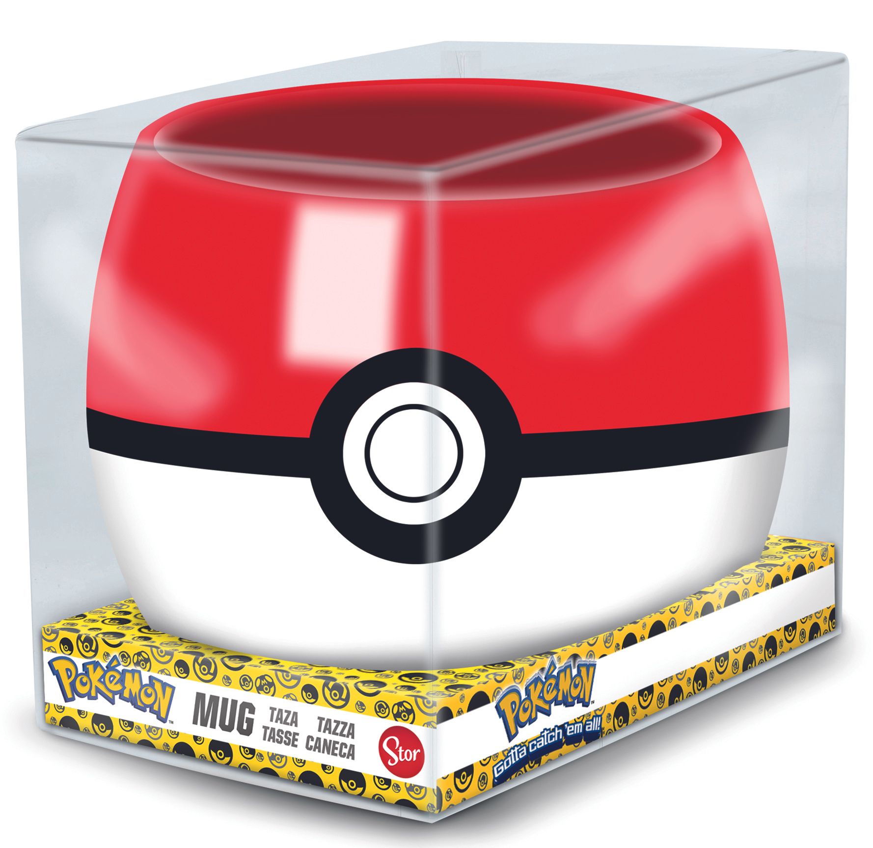 POKEMON POKEBALL Tazza 3D in ceramica 440ml (in confezione regalo)