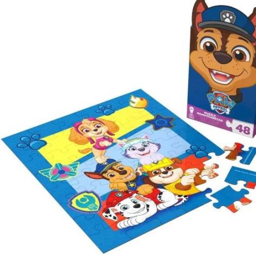 PUZZLE Paw Patrol 48pz In espo da 6pz In scatola 3 ASS. 10x15cm…x6