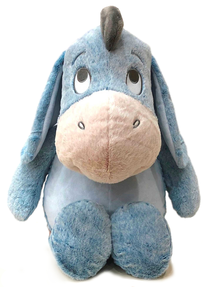 (Mis 7) WINNIE THE POOH ASINELLO  (EEYORE SOLO) Tempo di Coccole Peluche 58cm…x8