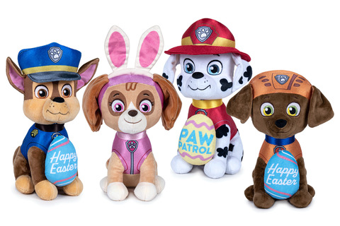 (Mis 1) PAW PATROL – PASQUA Peluche 20cm 4ass…x12