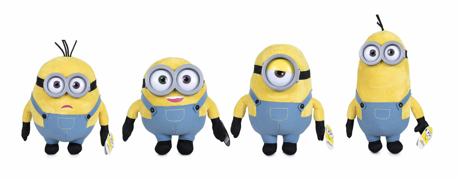 (Mis 3+) MINIONS Peluche 30cm 4ass…X24