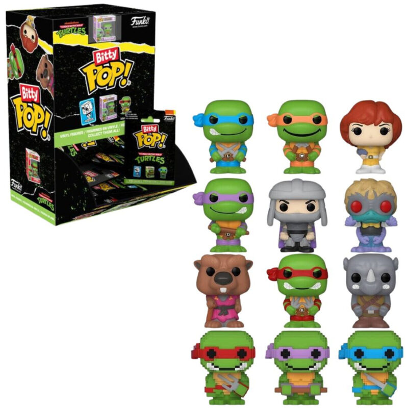 FUNKO BITTY POP tennage Mutant Ninjia Turtles In busta 12ass In espo da 36 pz