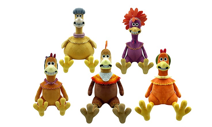 (Mis 3) CHICKEN RUN Peluche 25cm 5ass…x40