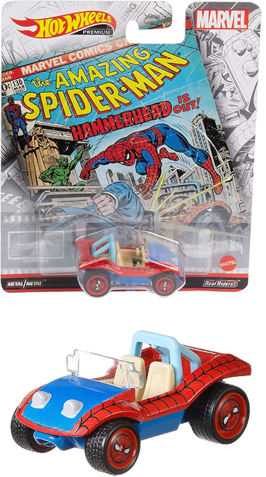 HOT WHEELS Marvel -Spider-Mobile Macchinina 5cm In blister 15cm…x10