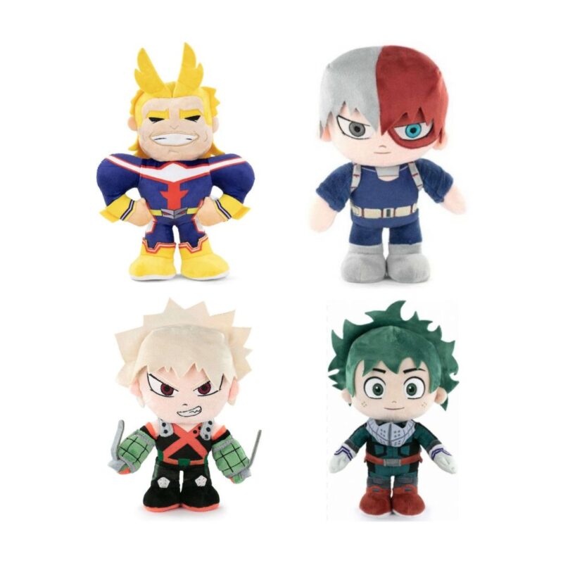 (Mis 3+) MY HERO ACADEMIA Peluche 30cm 4ass…x54