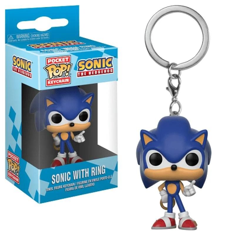 FUNKO POP! Portachiavi Sonic (con anello) In box 5cm..x12