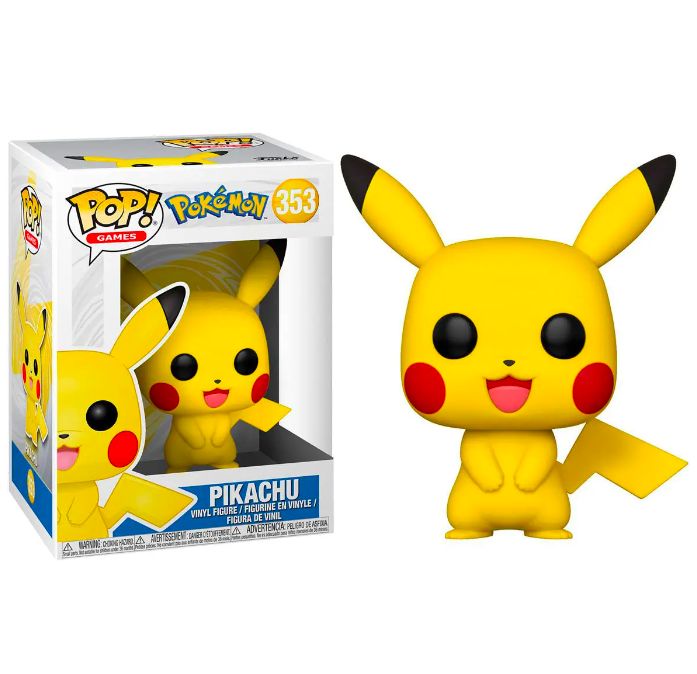 FUNKO POP GAMES – Pikachu S1 – Pikachu 353 In box (11x16cm)…x6