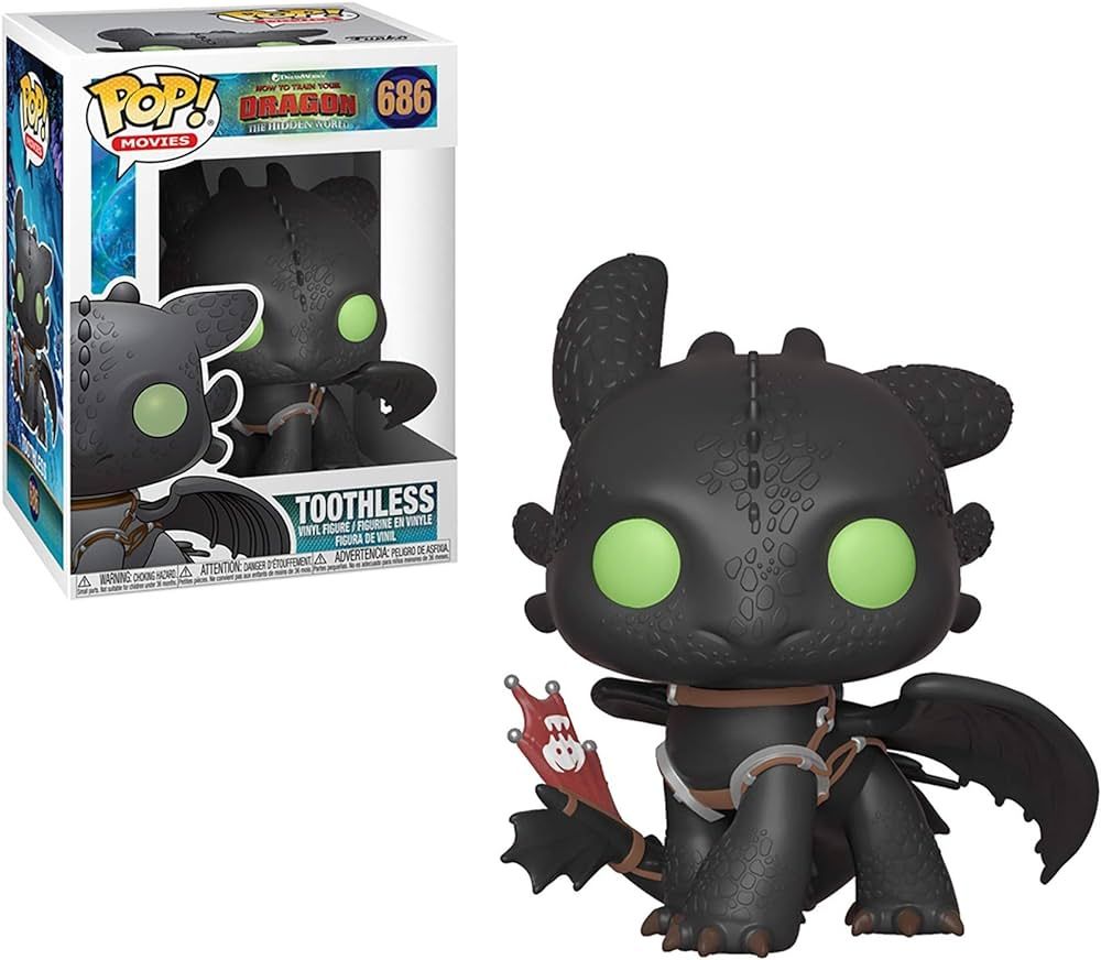 FUNKO POP! Dragon Trainer – Toothless (In box 11x16cm)…x6…x36