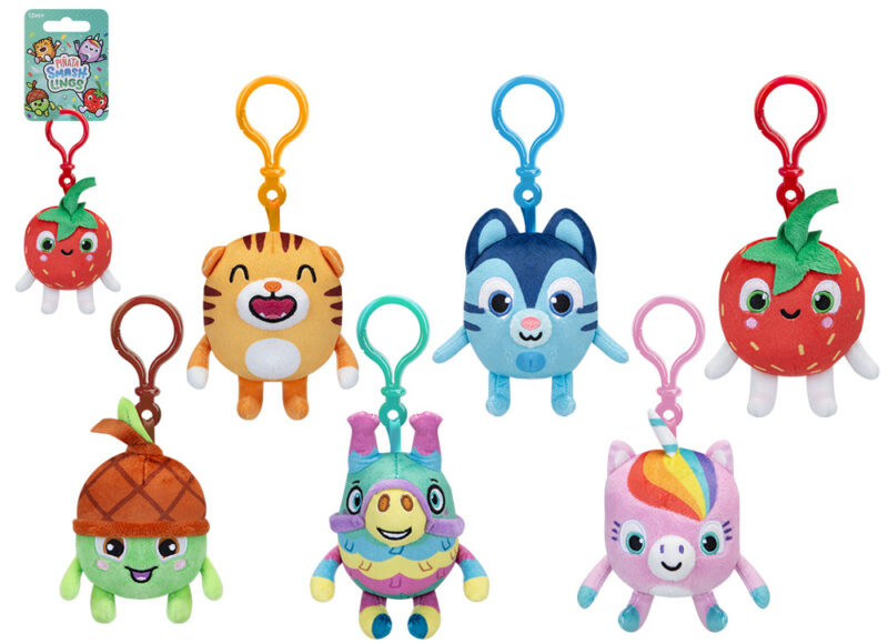 (Mis 0) PINATA SMASHLINGS Peluche 10cm c/Bagclip 6 ass…x144