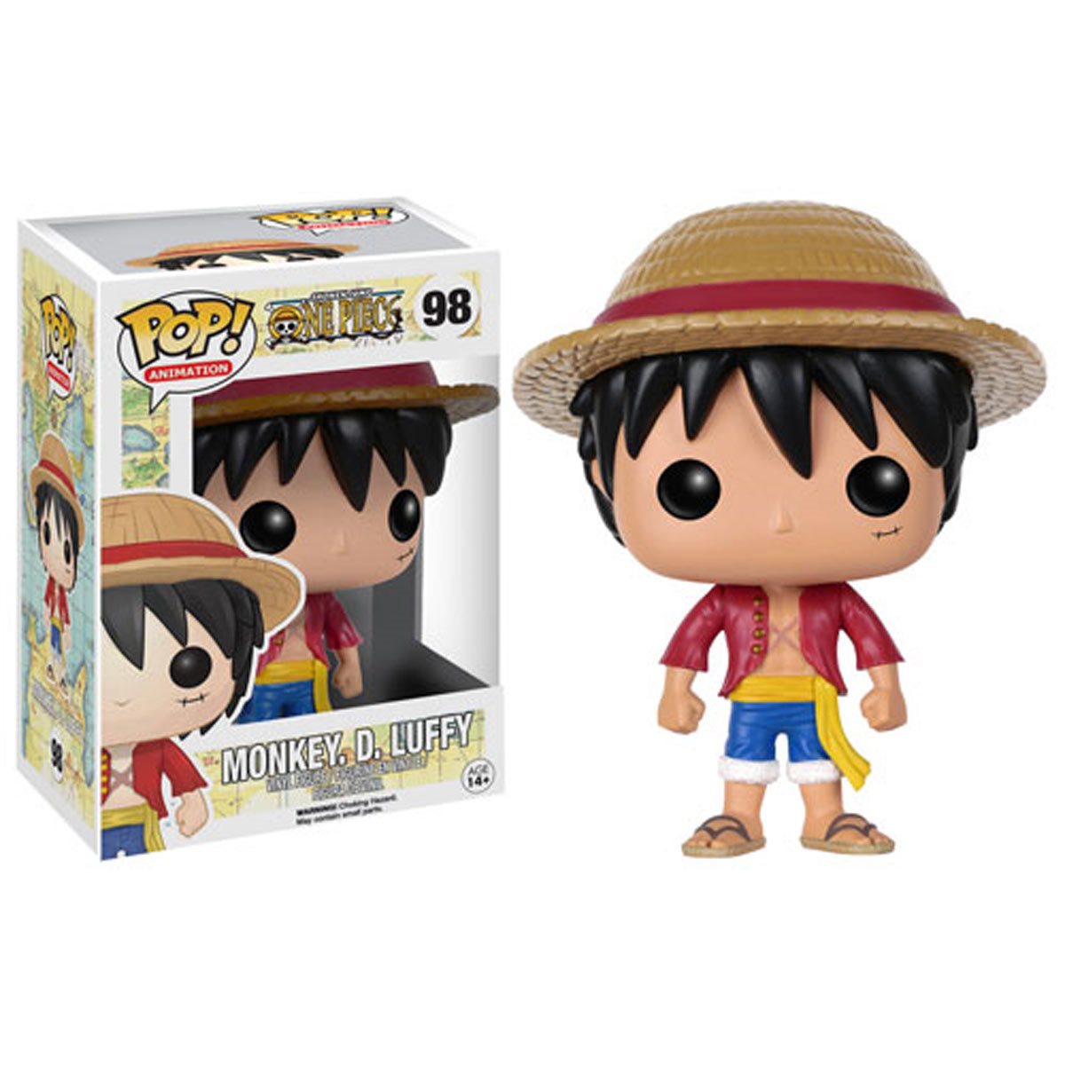 FUNKO POP ANIMATION – ONE PIECE Monkey D. Luffy 98 In box (11x16cm)…x6