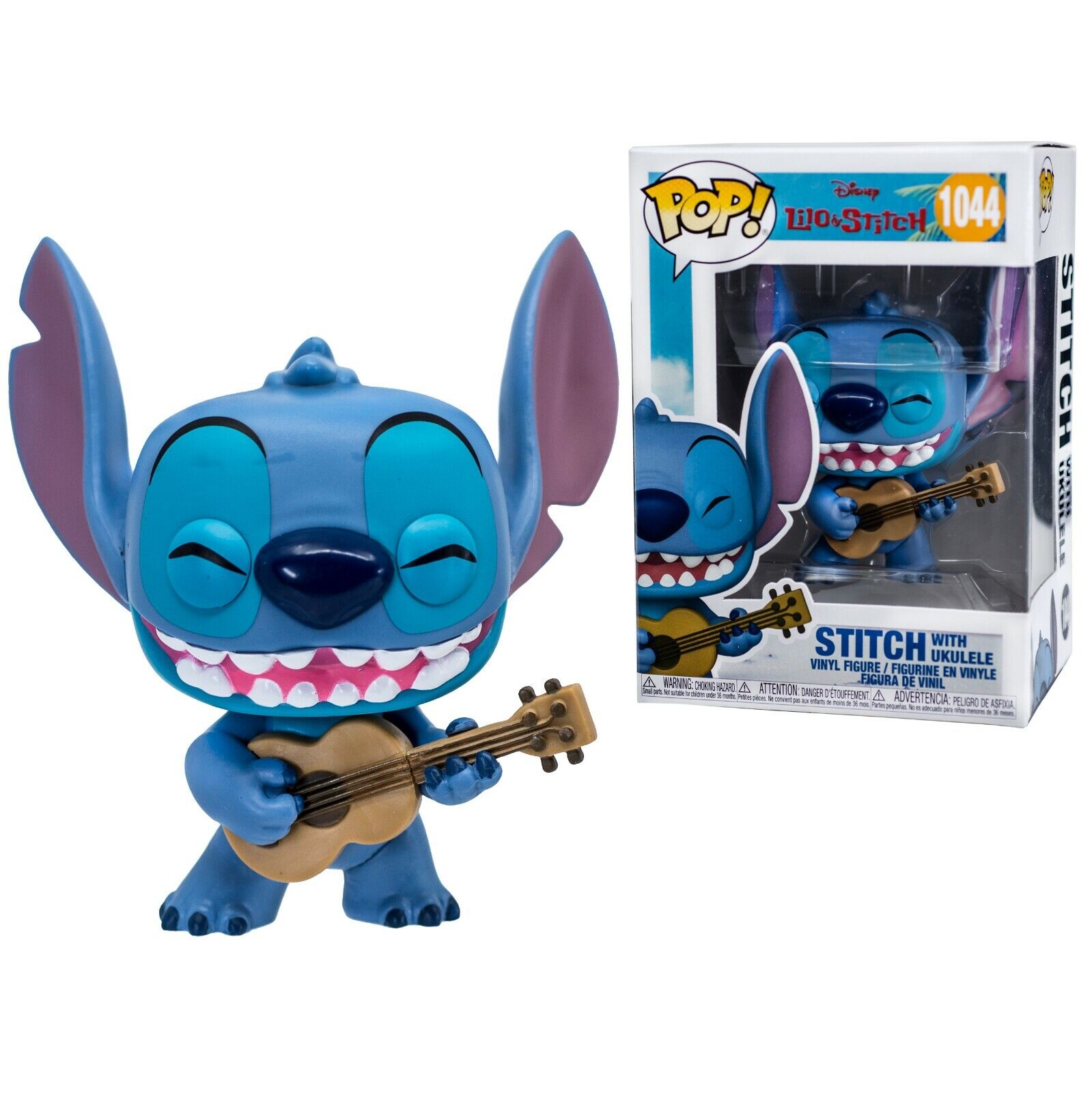 FUNKO POP – Disney –  Stitch  in Costume (with Ukulele) In Box (11x16cm) 1044…x6…x36