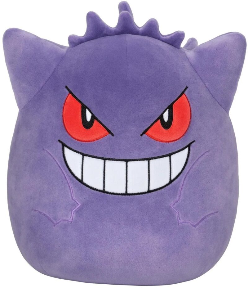 (Mis 5) POKEMON SQUISHMALLOW – Gengar Jazwares Peluche 27cm..X12